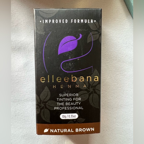 NEW Elleebana Brow Henna, Natural Brown & Aqua Activator Brow Henna PH Solution - Picture 4 of 14